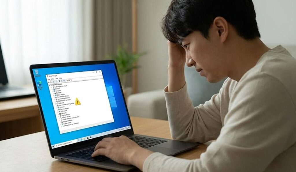 장치관리자 노란 느낌표 드라이버 문제 해결